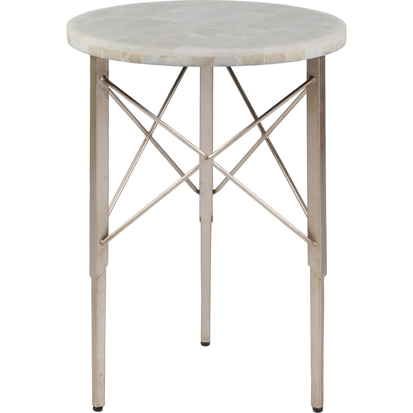 002 SI-1962889 | Additional Silo | Bernard Spot Table by Artistica Home in champagne leaf. Made from unique in a modern style.