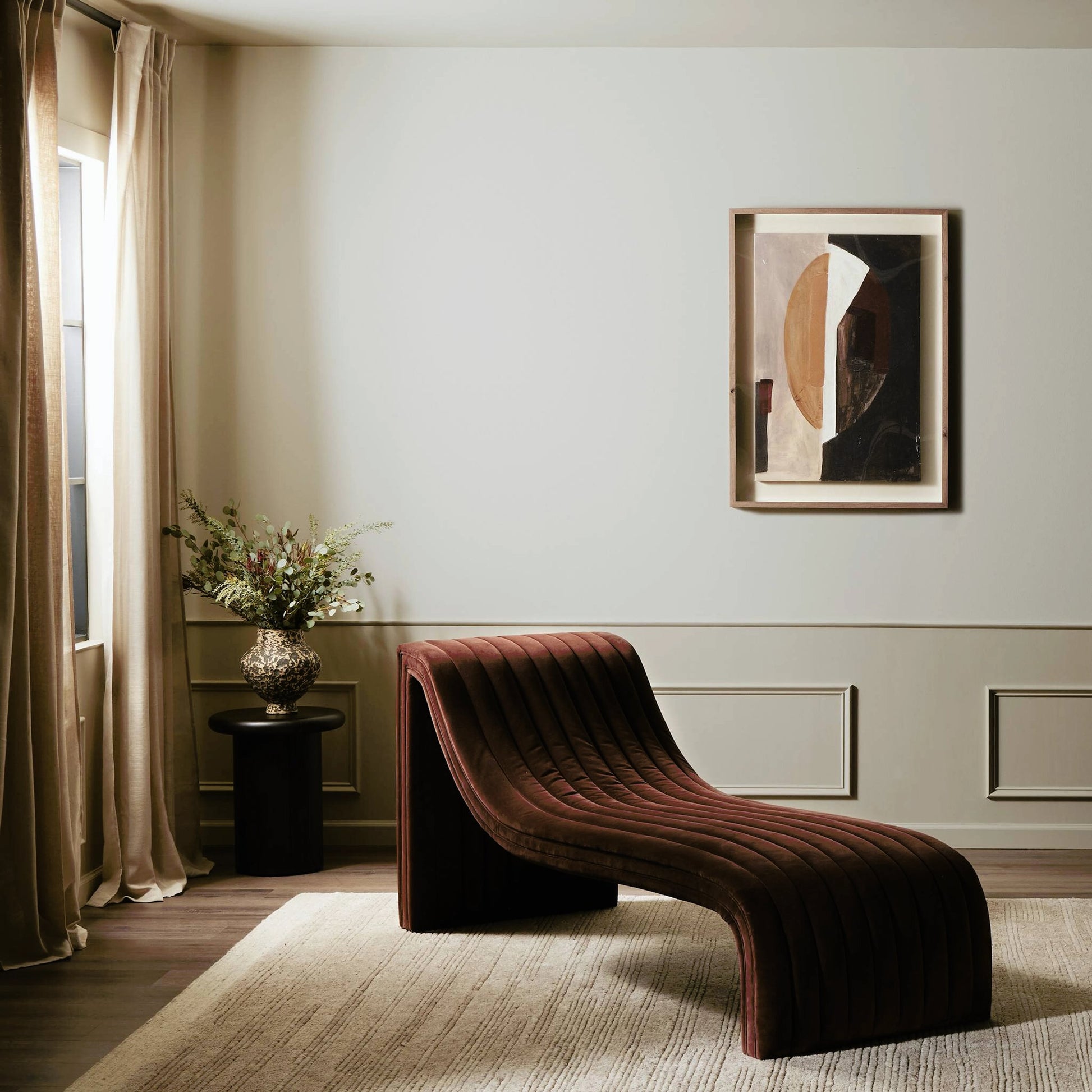 Augustine Chaise Lounge by Four Hands. Made from unique in a modern style.