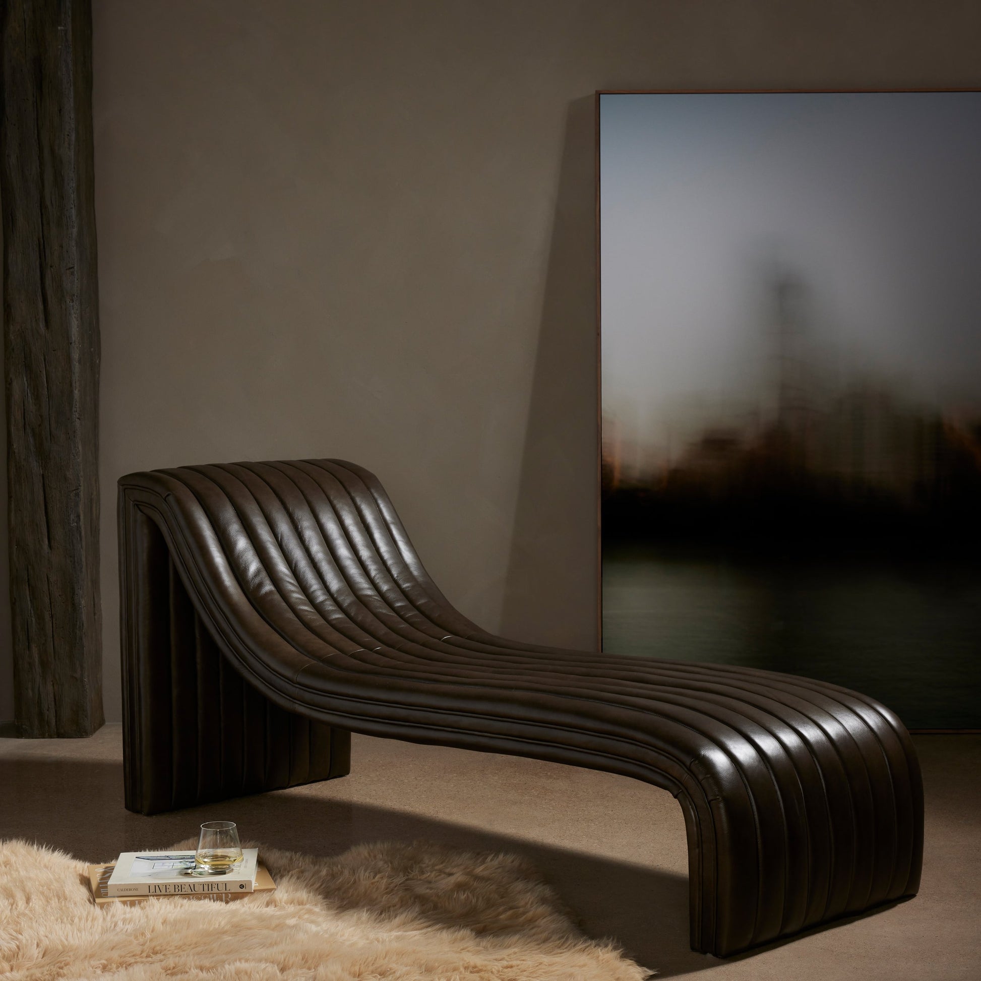 Augustine Chaise Lounge by Four Hands. Made from unique in a modern style.