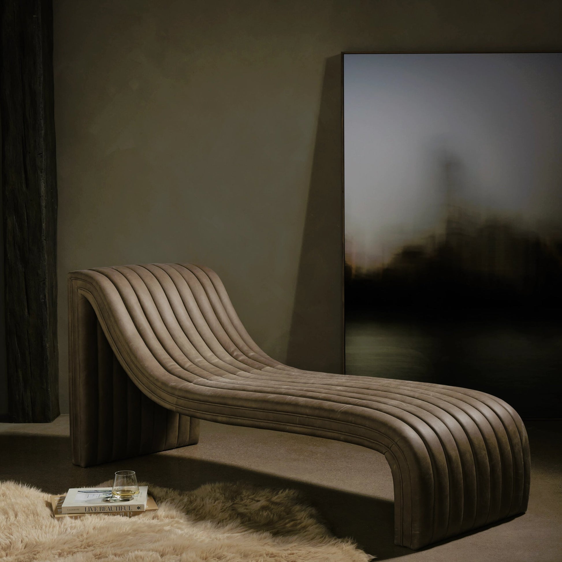 Augustine Chaise Lounge by Four Hands. Made from unique in a modern style.