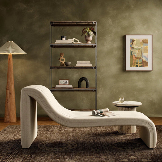 Augustine Chaise Lounge by Four Hands. Made from unique in a modern style.