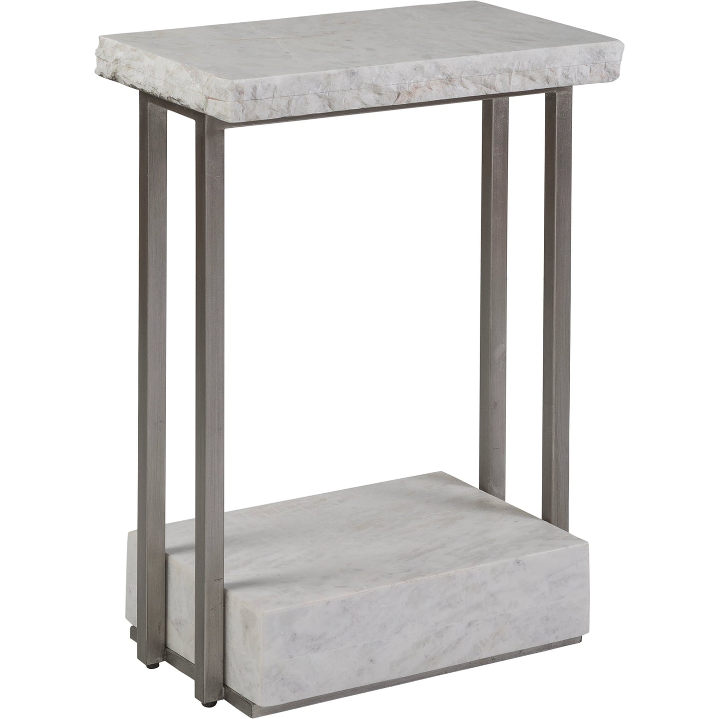 001 SI-1962890 | Primary Silo | Kenzo Spot Table by Artistica Home in silver leaf. Made from unique in a modern style.