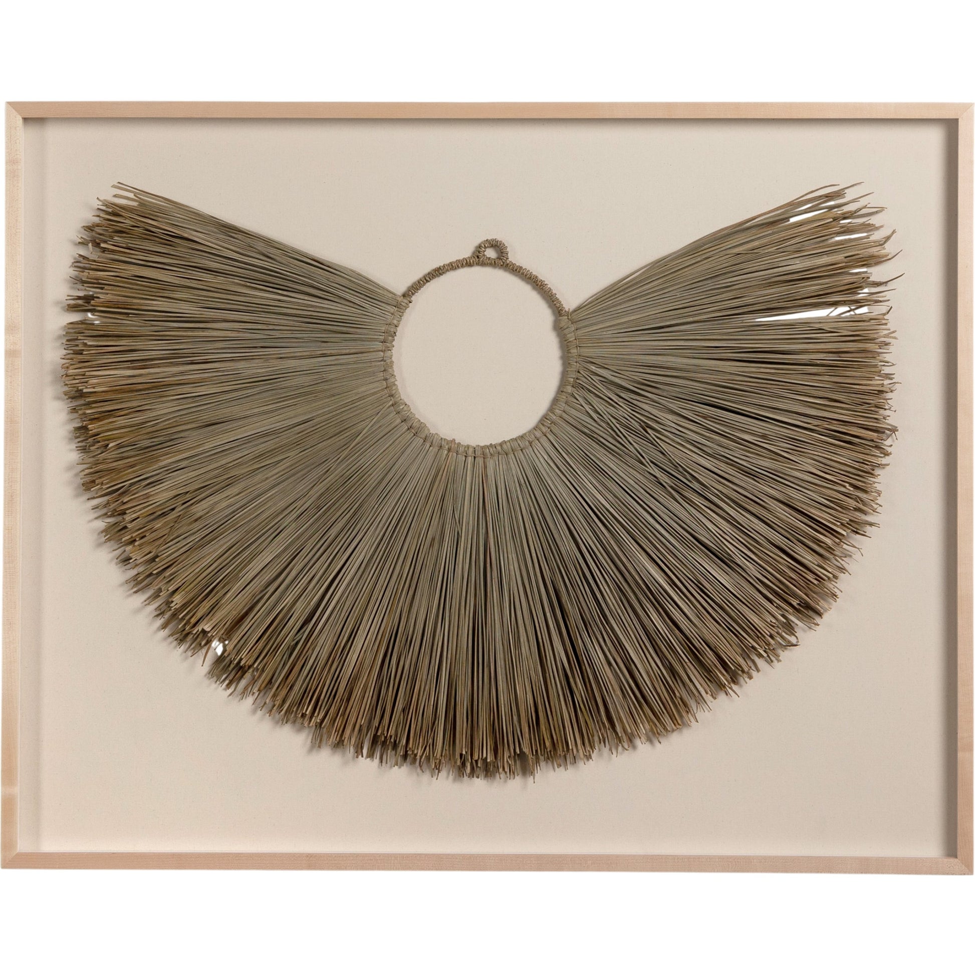 Beda Framed Seagrass Object by FH Art Studio by Four Hands. Made from sea grass in a eclectic & global style.