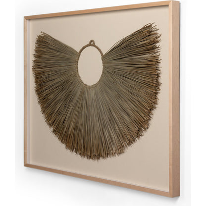 Beda Framed Seagrass Object by FH Art Studio by Four Hands. Made from sea grass in a eclectic & global style.
