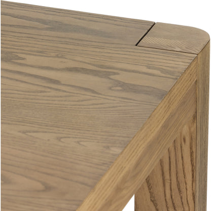 Zuma Extension Dining Table by Four Hands in dune ash, dune ash veneer and dune ash. Made from ash veneer, solid ash in a cottage & farmhouse style.