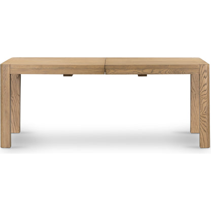 Zuma Extension Dining Table by Four Hands in dune ash, dune ash veneer and dune ash. Made from ash veneer, solid ash in a cottage & farmhouse style.