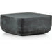 Basil Square Outdoor Coffee Table by Four Hands. Made from aluminum in a coastal style.