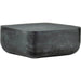 Basil Square Outdoor Coffee Table by Four Hands. Made from aluminum in a coastal style.