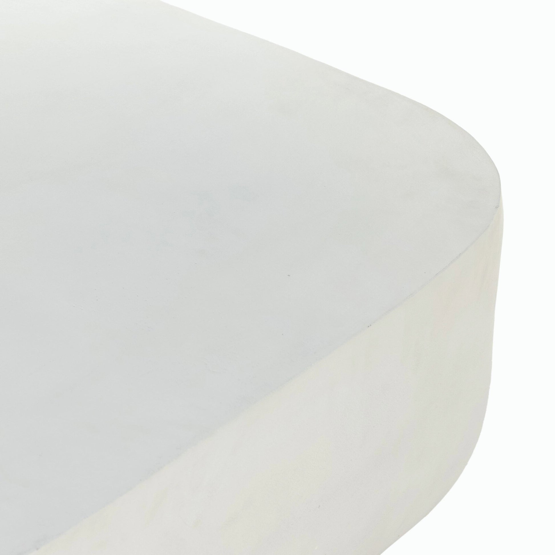 Basil Square Outdoor Coffee Table by Four Hands. Made from aluminum in a coastal style.