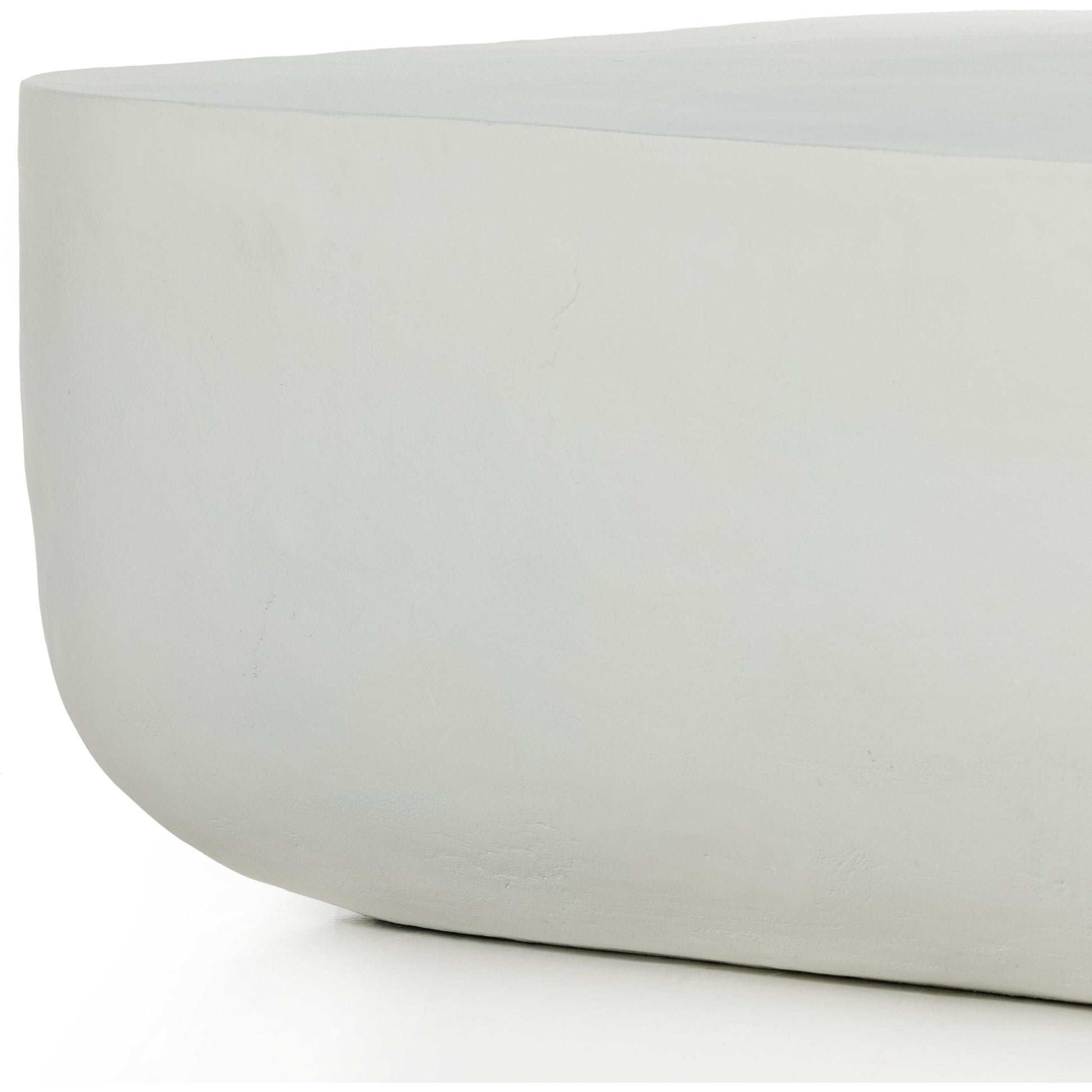 Basil Square Outdoor Coffee Table by Four Hands. Made from aluminum in a coastal style.