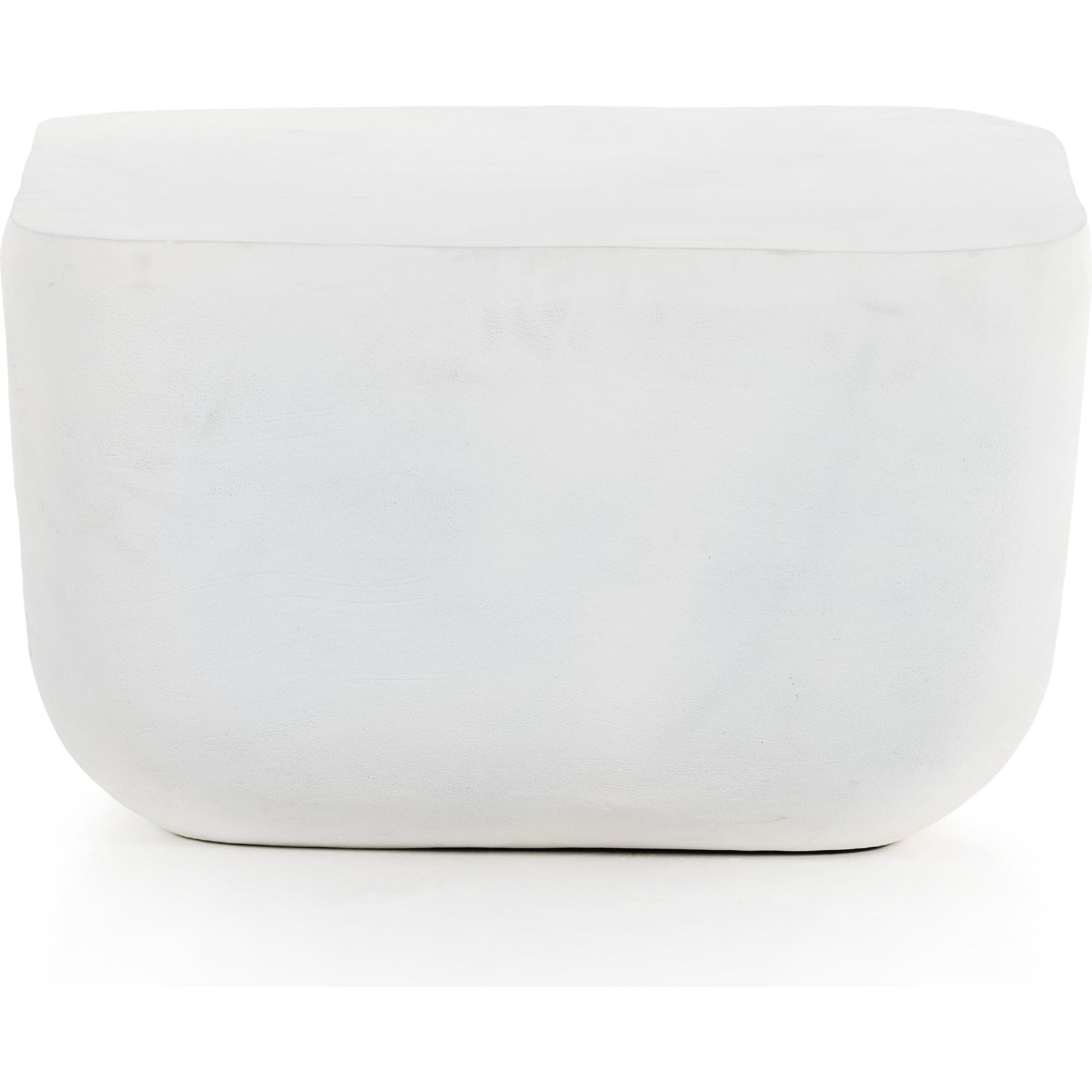 Basil Square Outdoor End Table by Four Hands. Made from aluminum in a modern style.