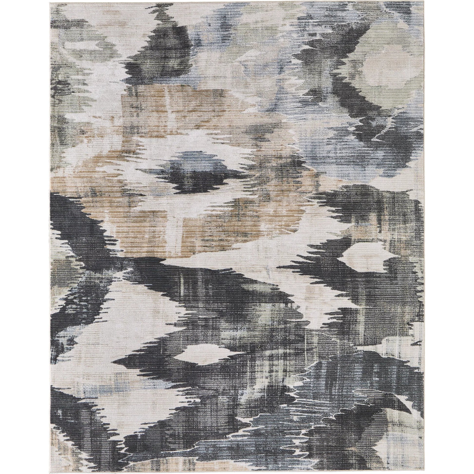 Greenwich GRW39U1F Rug by Feizy in ivory, blue, black. Made from polypropylene, polyester in a unique style.
