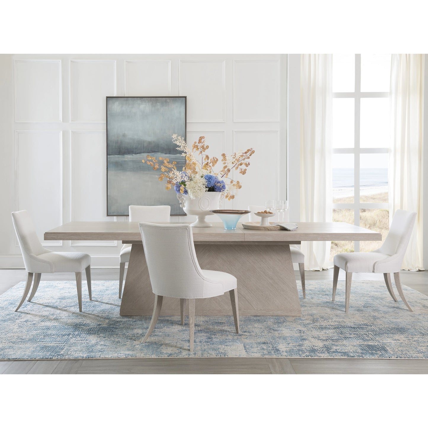 001 SI-1962893 | Lifestyle | Mar Monte Dining Table by Artistica Home in champagne taupe. Made from unique in a modern style.