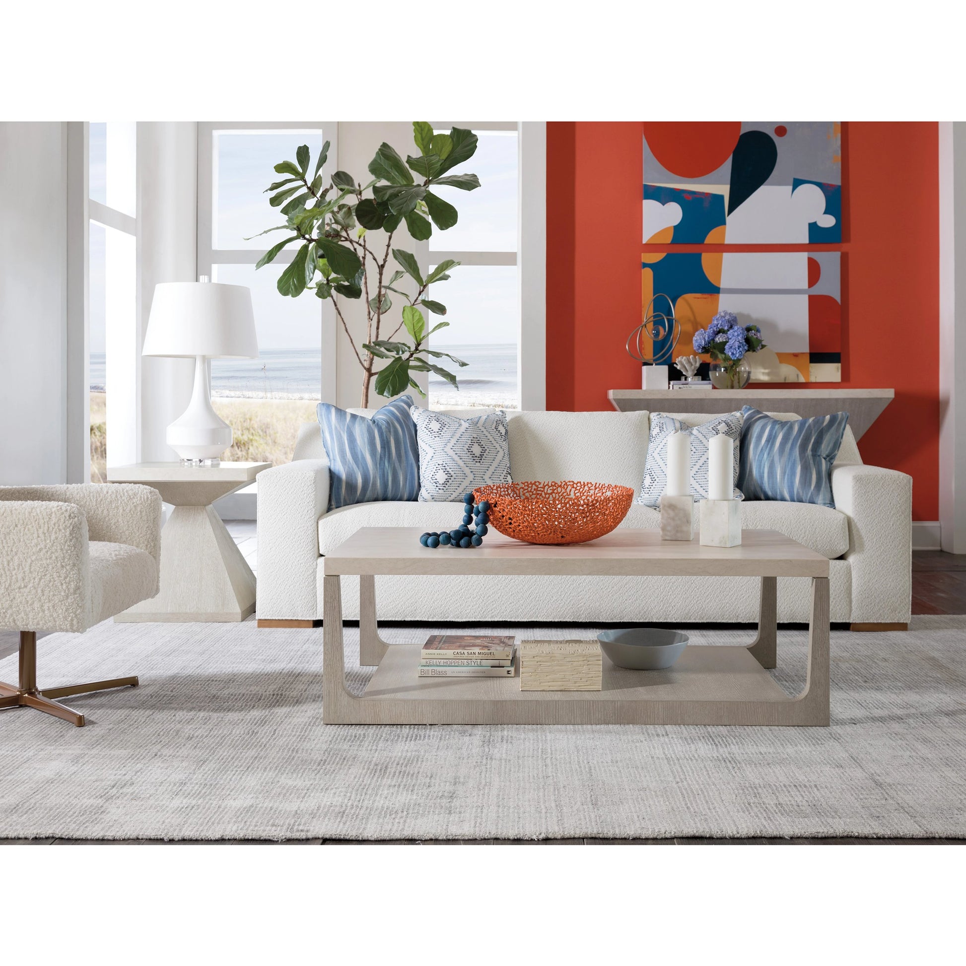 Mar Monte Cocktail Table by Artistica Home in champagne taupe. Made from unique in a modern style.