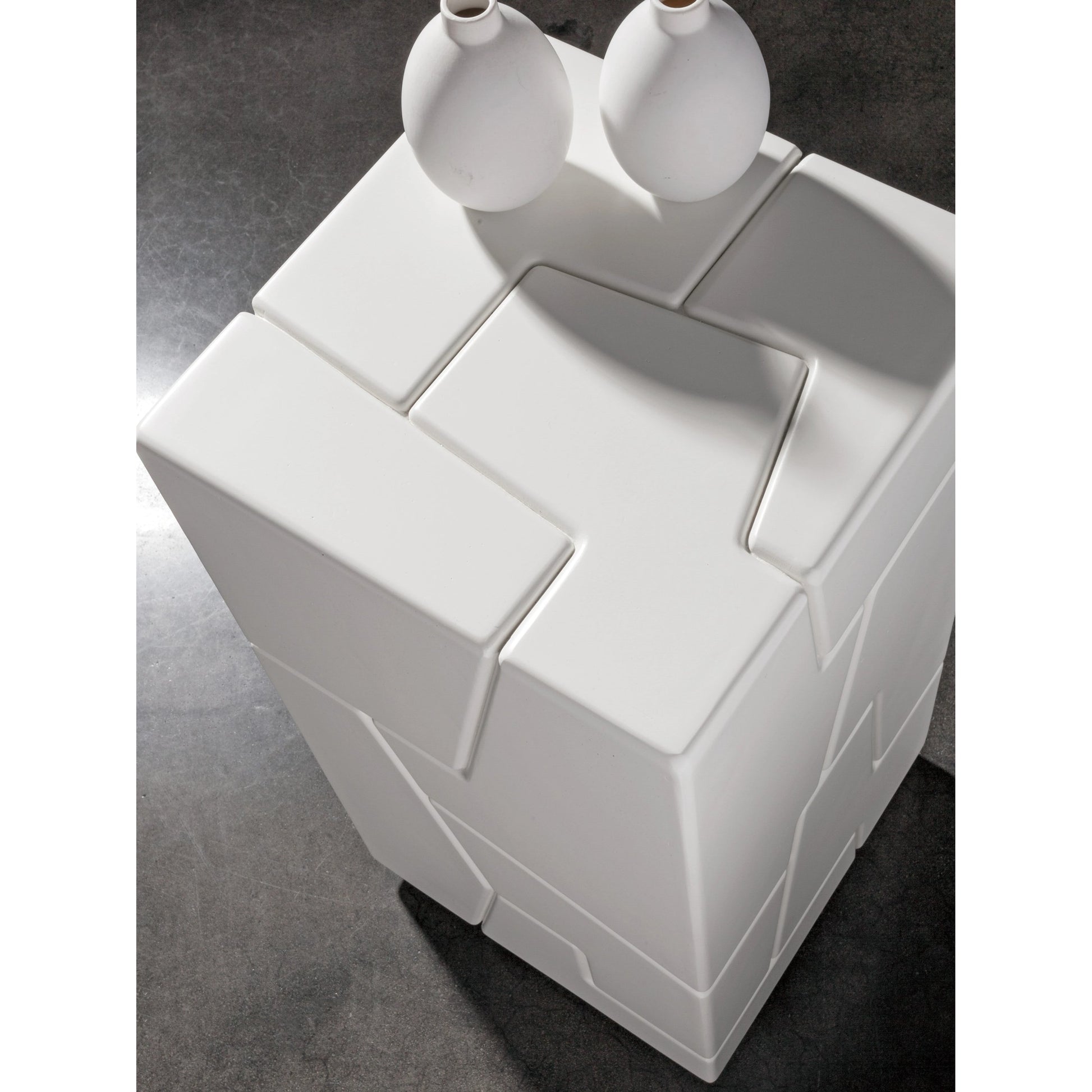 Mar Monte Square Spot Table by Artistica Home in ivory. Made from unique in a modern style.