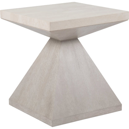 Mar Monte End Table by Artistica Home in champagne taupe. Made from unique in a modern style.