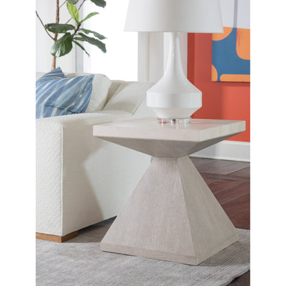 Mar Monte End Table by Artistica Home in champagne taupe. Made from unique in a modern style.
