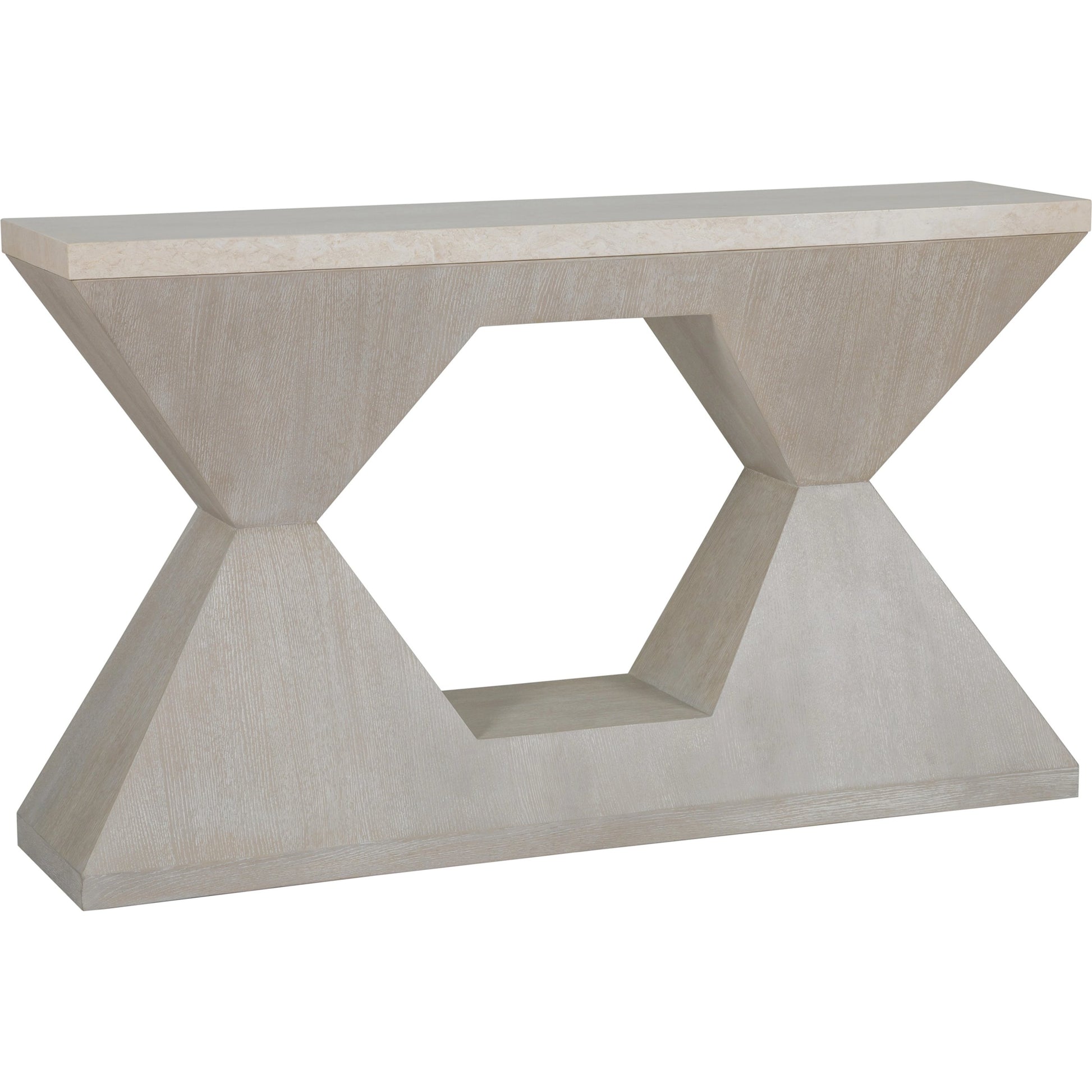 Mar Monte Console Table by Artistica Home in champagne taupe. Made from unique in a modern style.