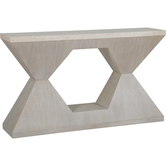 Mar Monte Console Table by Artistica Home in champagne taupe. Made from unique in a modern style.