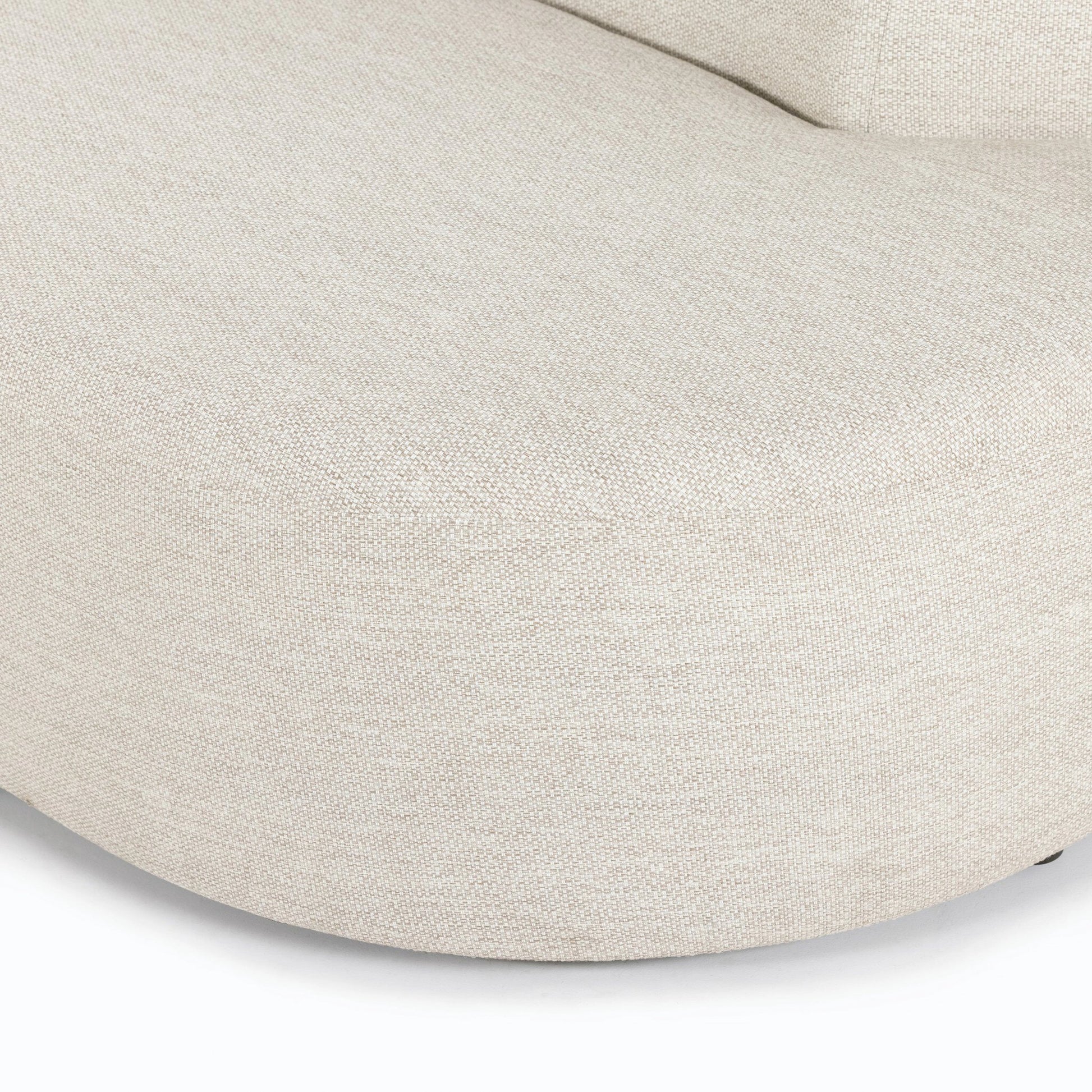 Opal Outdoor 2-Piece Sectional by Four Hands. Made from 100% olefin, 91% polyurethane foam pad, 9% polyester fiber batting, aluminum in a modern style.