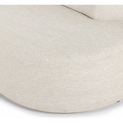 Opal Outdoor 2-Piece Sectional by Four Hands. Made from 100% olefin, 91% polyurethane foam pad, 9% polyester fiber batting, aluminum in a modern style.