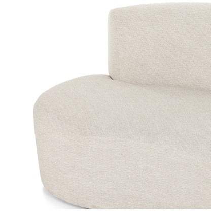 Opal Outdoor 2-Piece Sectional by Four Hands. Made from 100% olefin, 91% polyurethane foam pad, 9% polyester fiber batting, aluminum in a modern style.