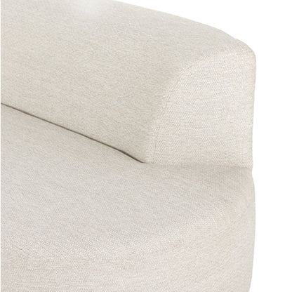 Opal Outdoor 2-Piece Sectional by Four Hands. Made from 100% olefin, 91% polyurethane foam pad, 9% polyester fiber batting, aluminum in a modern style.