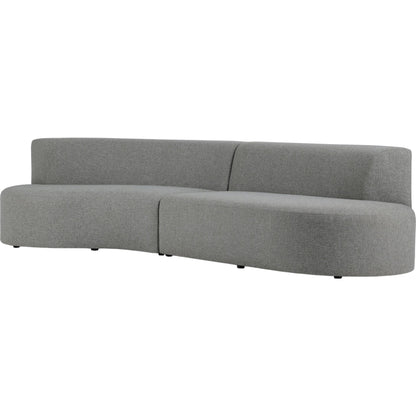 Opal Outdoor 2-Piece Sectional by Four Hands. Made from 100% olefin, 91% polyurethane foam pad, 9% polyester fiber batting, aluminum in a modern style.