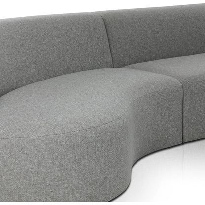 Opal Outdoor 2-Piece Sectional by Four Hands. Made from 100% olefin, 91% polyurethane foam pad, 9% polyester fiber batting, aluminum in a modern style.