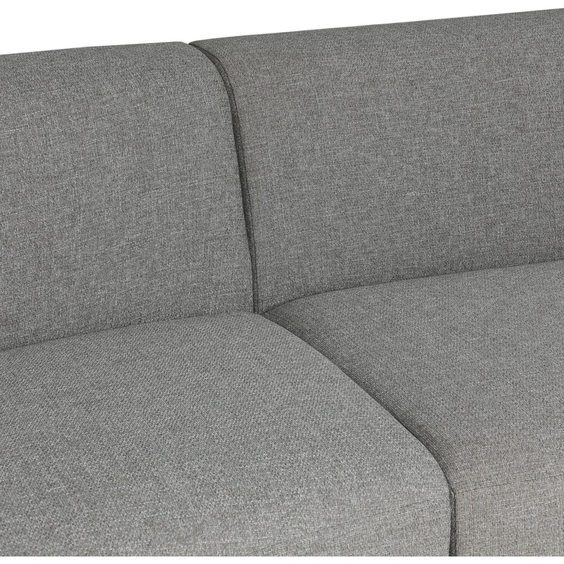 Opal Outdoor 2-Piece Sectional by Four Hands. Made from 100% olefin, 91% polyurethane foam pad, 9% polyester fiber batting, aluminum in a modern style.