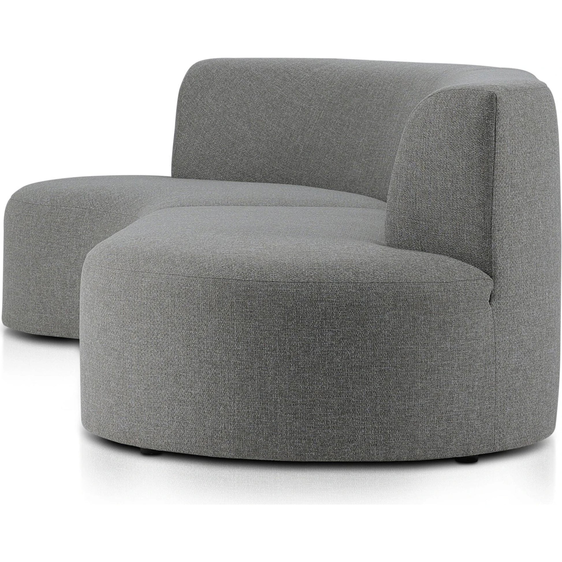 Opal Outdoor 2-Piece Sectional by Four Hands. Made from 100% olefin, 91% polyurethane foam pad, 9% polyester fiber batting, aluminum in a modern style.