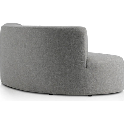 Opal Outdoor 2-Piece Sectional by Four Hands. Made from 100% olefin, 91% polyurethane foam pad, 9% polyester fiber batting, aluminum in a modern style.