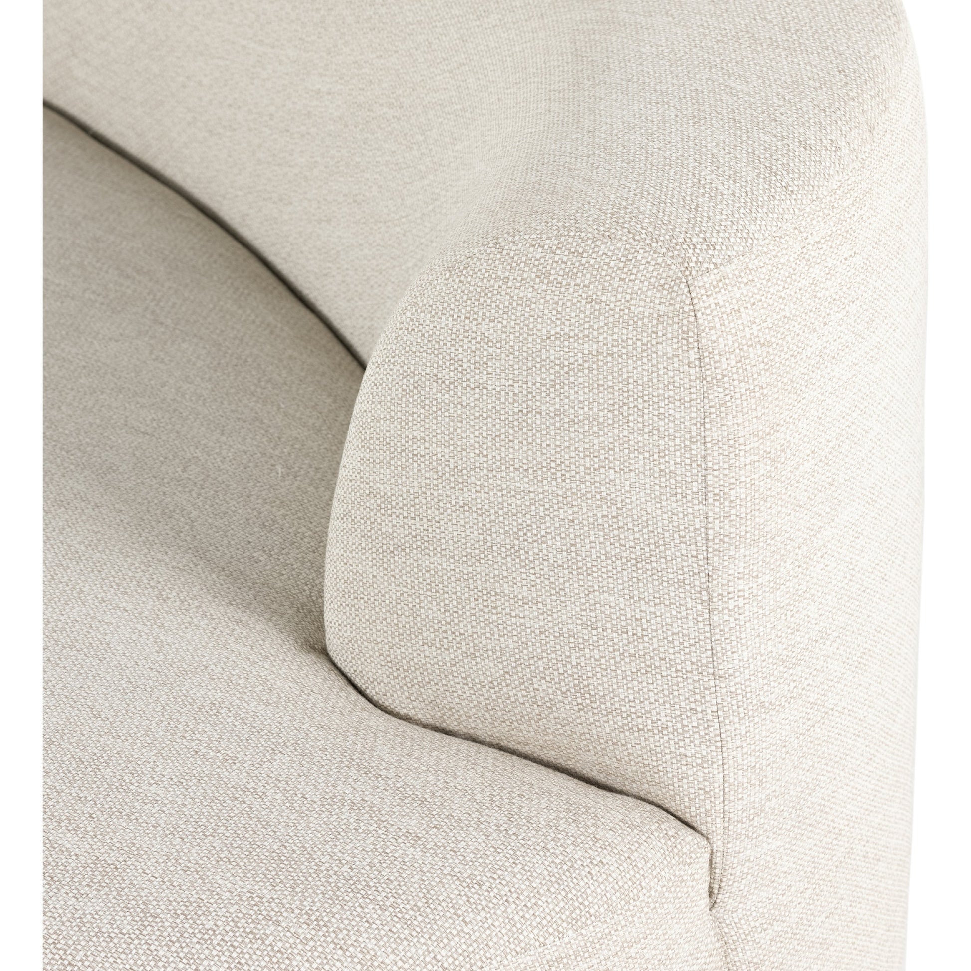 Opal Outdoor 2-Piece Sectional by Four Hands. Made from 100% olefin, 91% polyurethane foam pad, 9% polyester fiber batting, aluminum in a modern style.