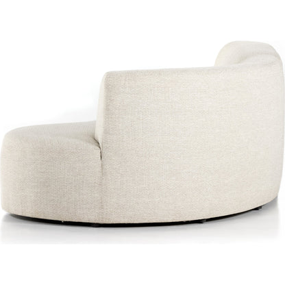 Opal Outdoor 2-Piece Sectional by Four Hands. Made from 100% olefin, 91% polyurethane foam pad, 9% polyester fiber batting, aluminum in a modern style.