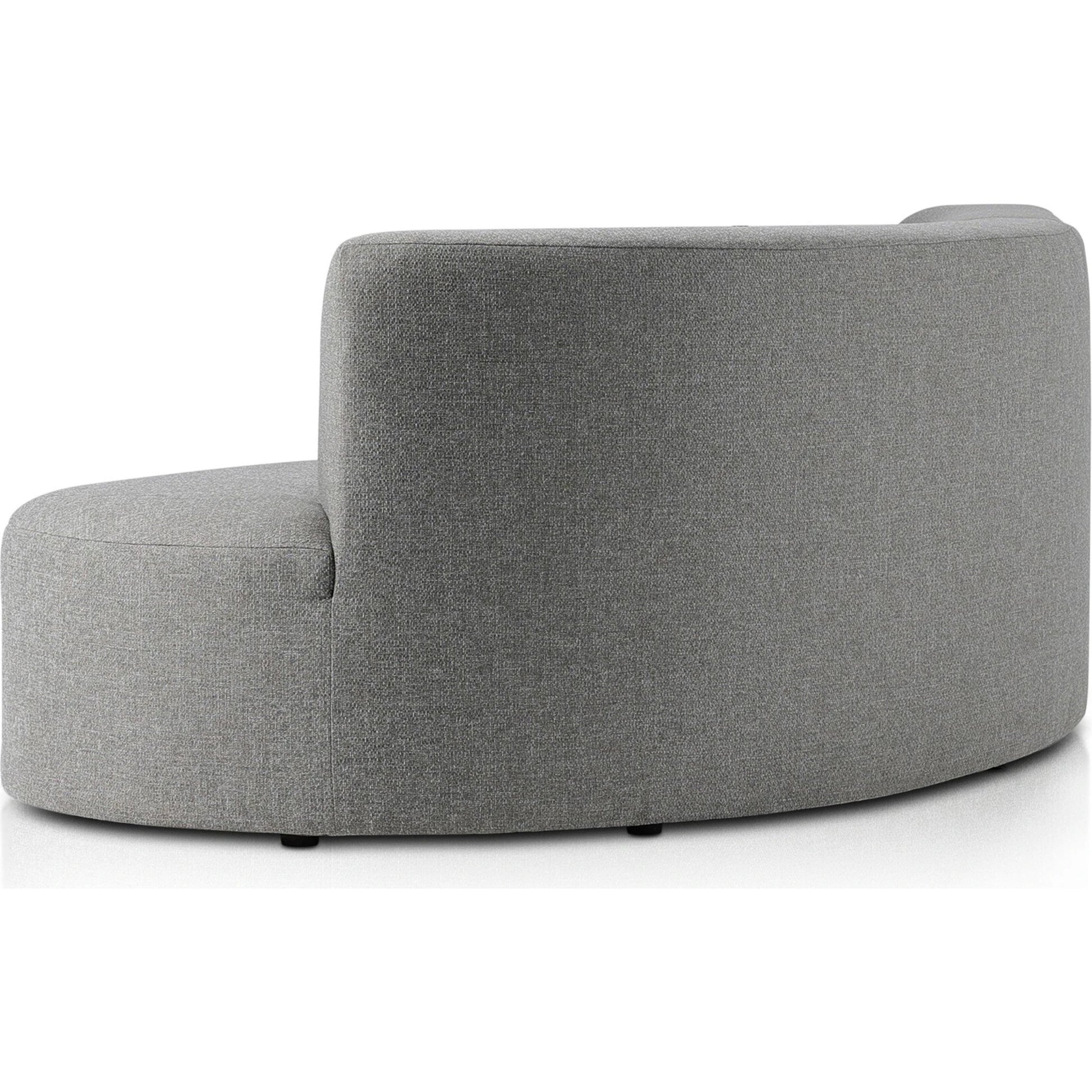 Opal Outdoor 2-Piece Sectional by Four Hands. Made from 100% olefin, 91% polyurethane foam pad, 9% polyester fiber batting, aluminum in a modern style.