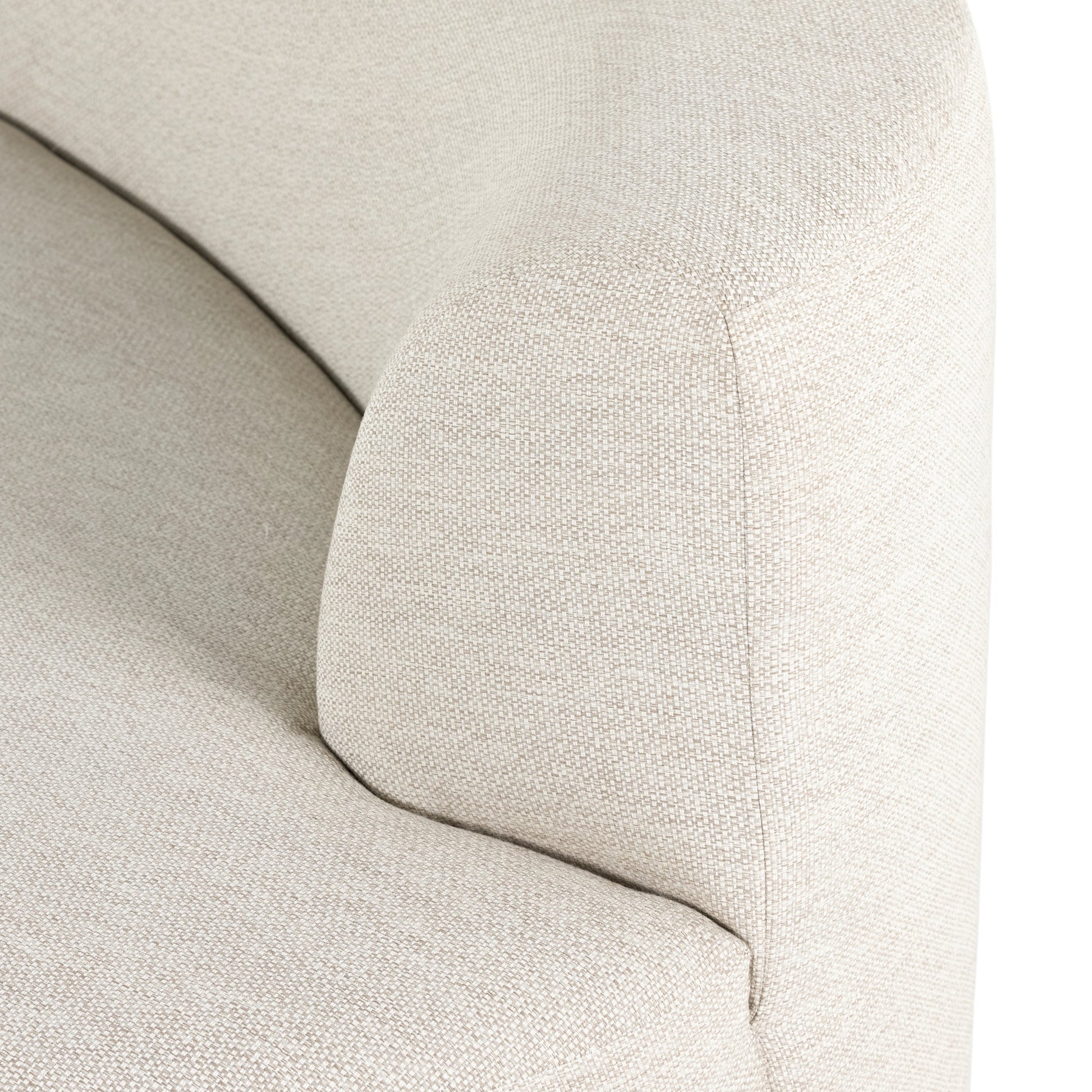 Opal Outdoor 2-Piece Sectional by Four Hands. Made from 100% olefin, 91% polyurethane foam pad, 9% polyester fiber batting, aluminum in a modern style.