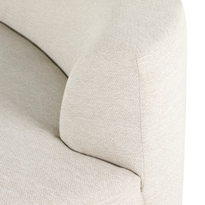 Opal Outdoor 2-Piece Sectional by Four Hands. Made from 100% olefin, 91% polyurethane foam pad, 9% polyester fiber batting, aluminum in a modern style.