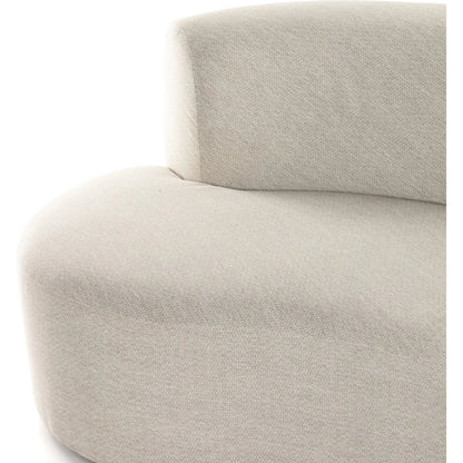 Opal Outdoor 2-Piece Sectional by Four Hands. Made from 100% olefin, 91% polyurethane foam pad, 9% polyester fiber batting, aluminum in a modern style.