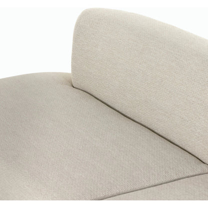 Opal Outdoor 2-Piece Sectional by Four Hands. Made from 100% olefin, 91% polyurethane foam pad, 9% polyester fiber batting, aluminum in a modern style.