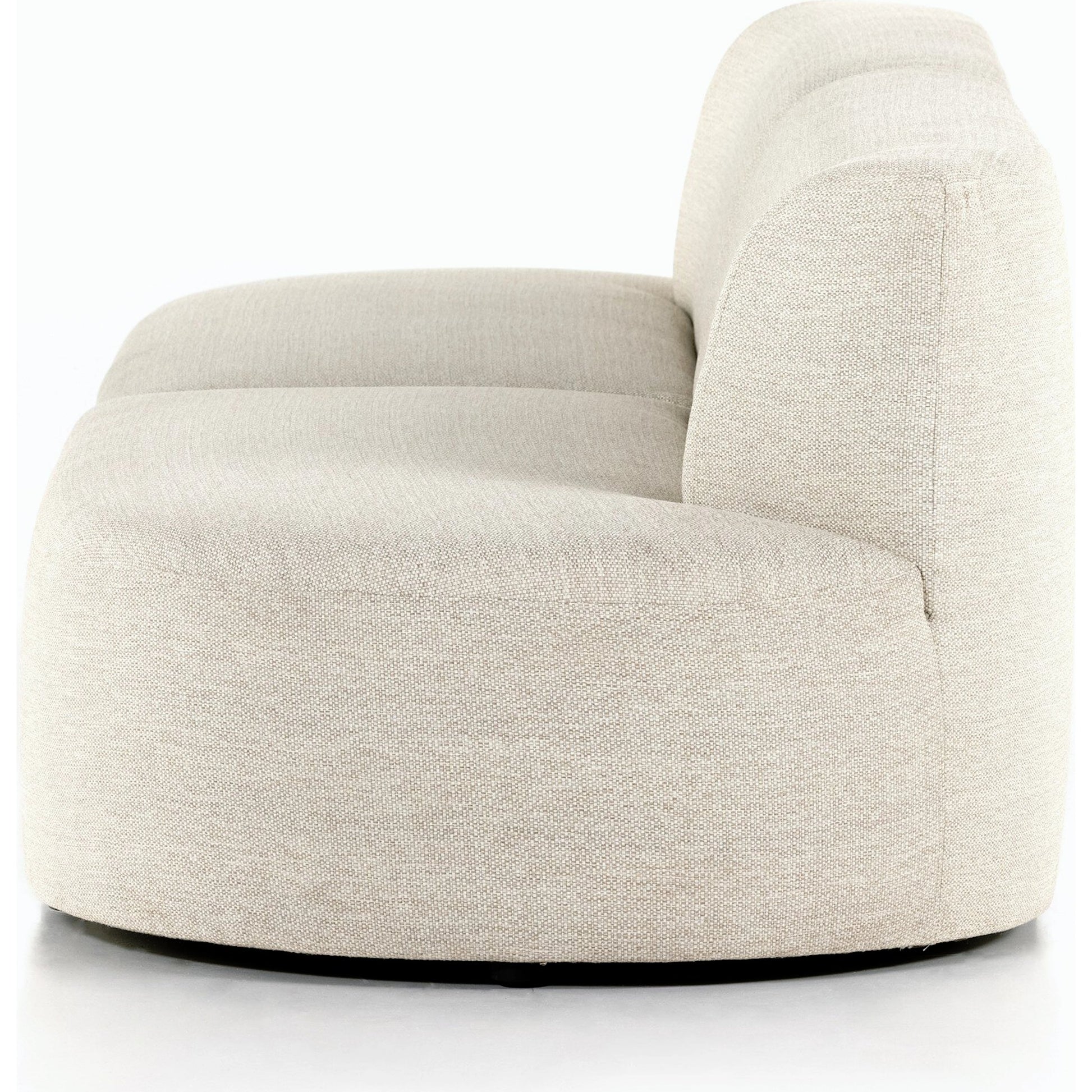 Opal Outdoor 2-Piece Sectional by Four Hands. Made from 100% olefin, 91% polyurethane foam pad, 9% polyester fiber batting, aluminum in a modern style.