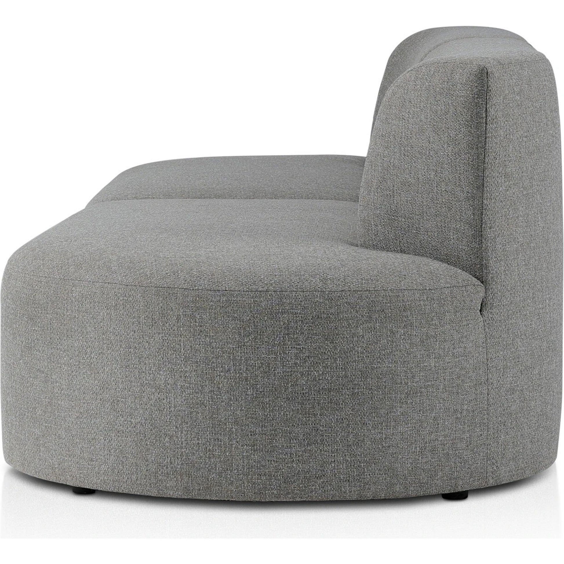 Opal Outdoor 2-Piece Sectional by Four Hands. Made from 100% olefin, 91% polyurethane foam pad, 9% polyester fiber batting, aluminum in a modern style.