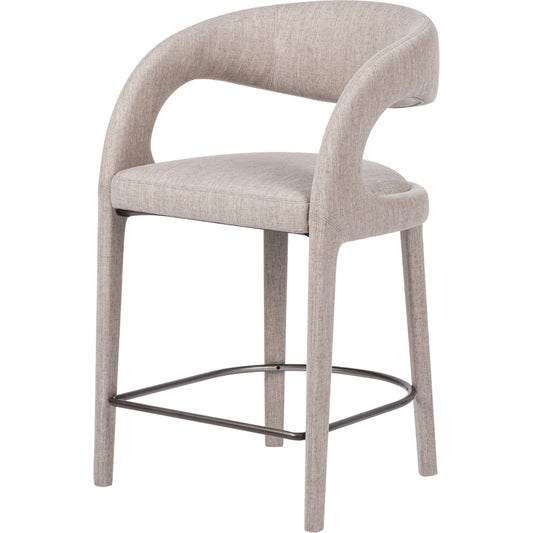 001 SI-1902443 | Primary Silo | Hawkins Counter Stool by Four Hands in gunmetal. Made from unique in a modern style.