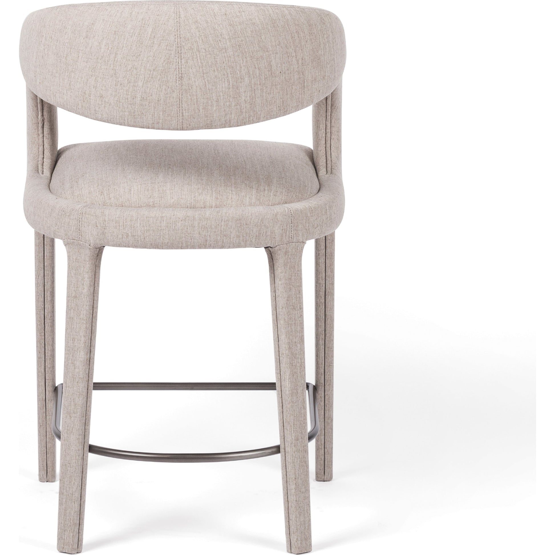 Hawkins Counter Stool by Four Hands in gunmetal. Made from unique in a modern style.