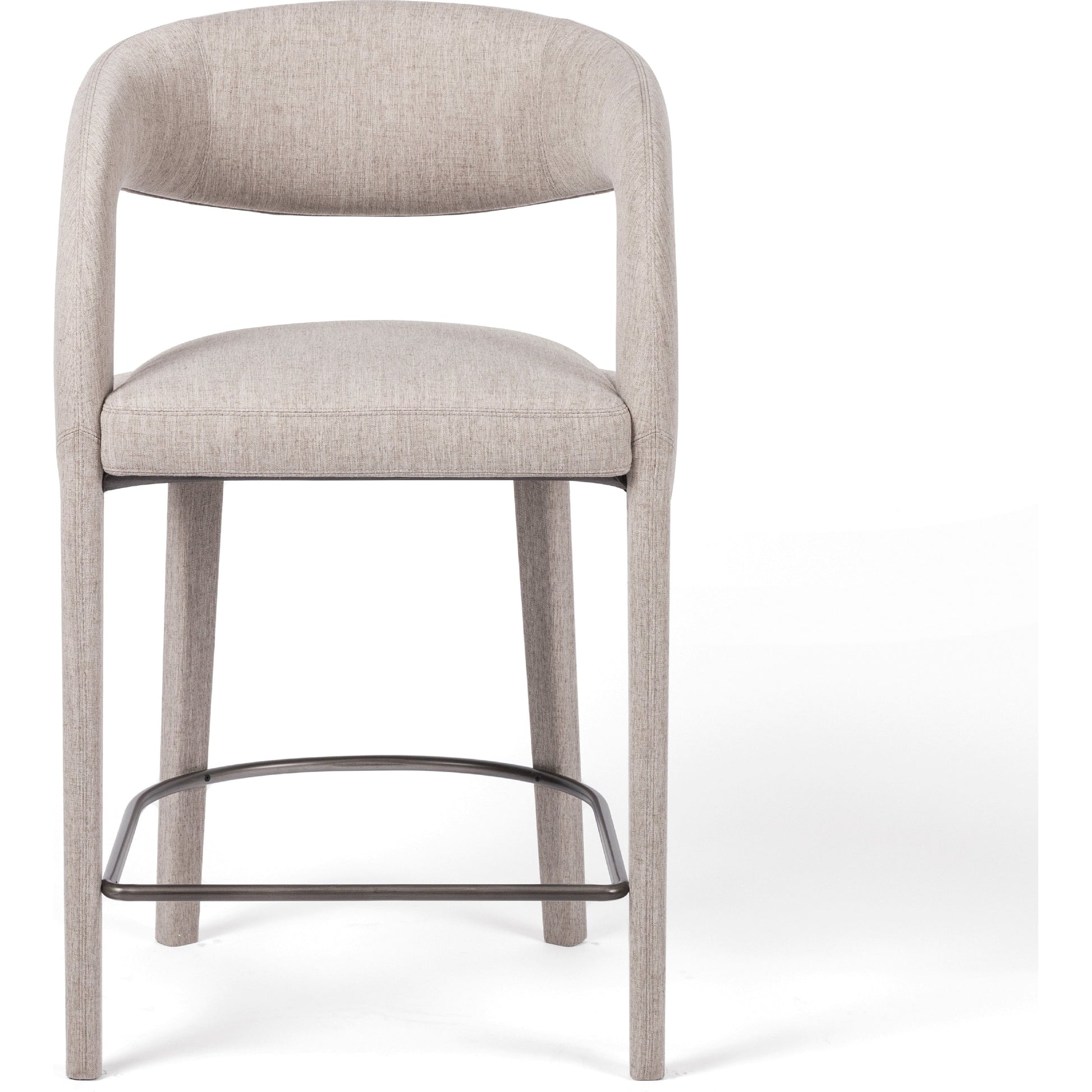 Hawkins Counter Stool by Four Hands in gunmetal. Made from unique in a modern style.