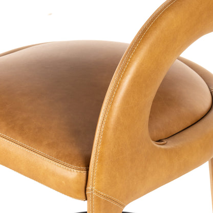 Hawkins Counter Stool by Four Hands in gunmetal. Made from unique in a modern style.