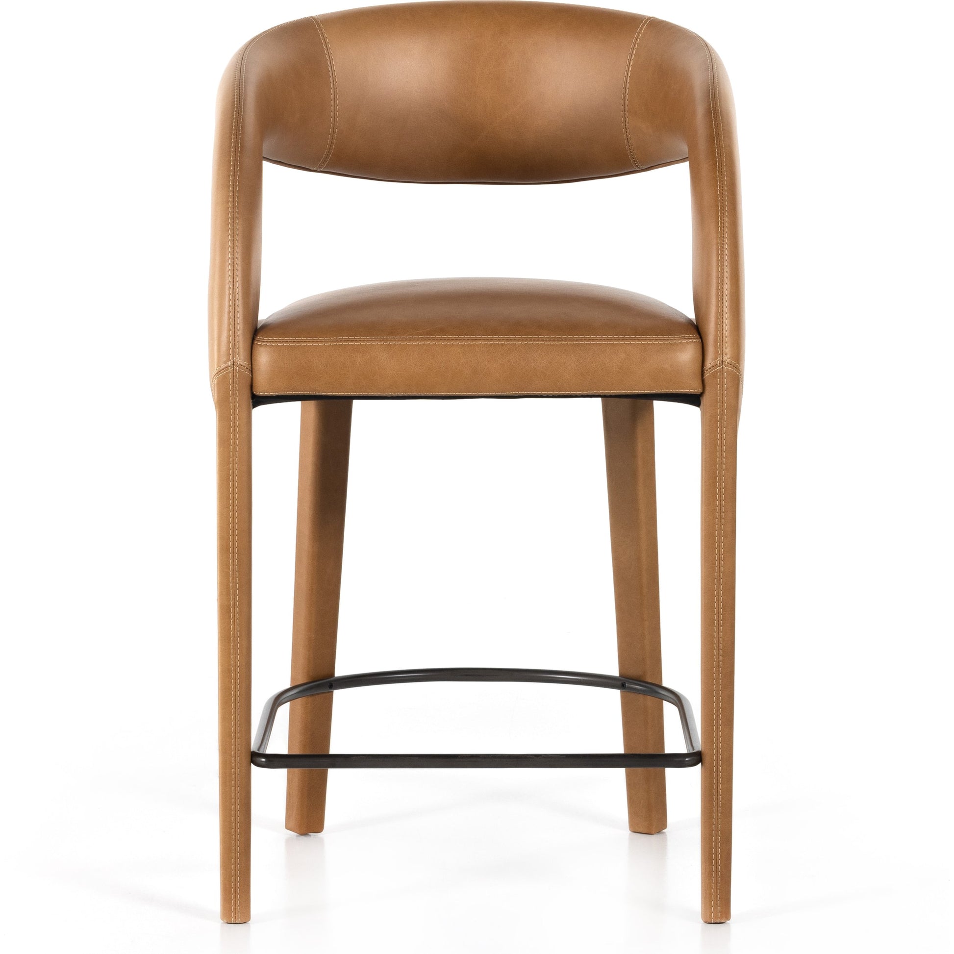 Hawkins Counter Stool by Four Hands in gunmetal. Made from unique in a modern style.