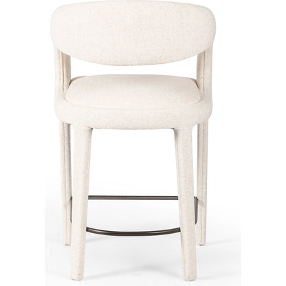 Hawkins Counter Stool by Four Hands in gunmetal. Made from unique in a modern style.