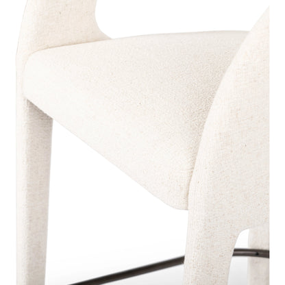 Hawkins Counter Stool by Four Hands in gunmetal. Made from unique in a modern style.