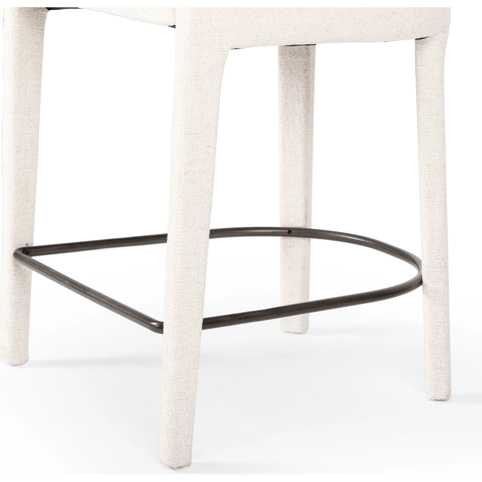 Hawkins Counter Stool by Four Hands in gunmetal. Made from unique in a modern style.