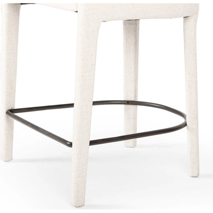 Hawkins Counter Stool by Four Hands in gunmetal. Made from unique in a modern style.